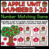 Apple Unit Math Center Number Sense Task Cards Fall Apple 