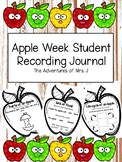 Apple Unit Differentiated Student Journal