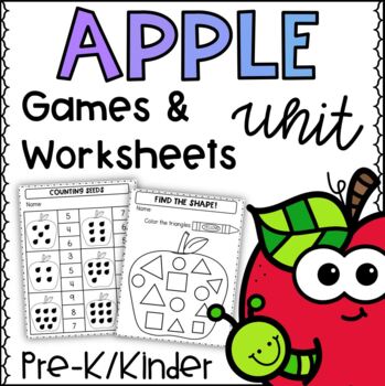 Preview of Apple Unit Worksheets