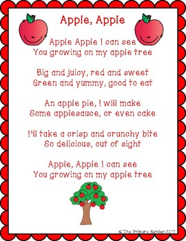 Apple Unit for Primary Grades by The Primary Garden | TPT