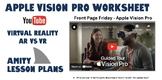 Apple Vision Pro Worksheet (Current Event - Front Page Friday)