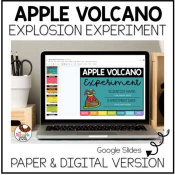 Preview of Apple Volcano Experiment | Scientific Method