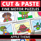 Apple Week Cutting & Gluing Practice Fall Apple Fine Motor