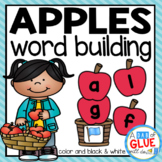 Apple Word Building Activity Bundle - CVC, CVCC, CVCE, and