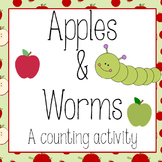 Apple & Worm Match: numbers 1 -12