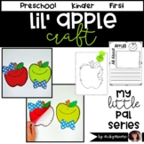 Apple Writing Craft | Apple craft and templates | Fall Craft