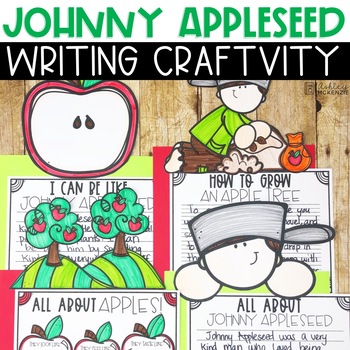 Preview of Fall Activities, Johnny Appleseed Writing Craft