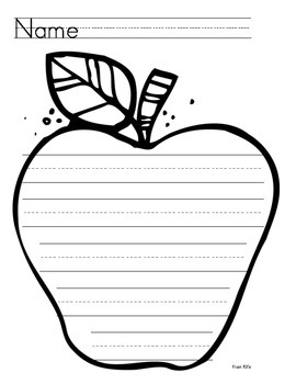 apple writing paper