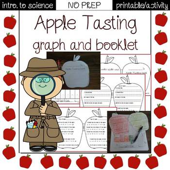 Preview of Apple tasting mini-book and graph