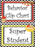 Apple themed Printable Behavior Clip Chart. Classroom Beha