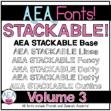 Apple-y Ever After Fonts Volume 3 - STACKABLE FONTS!
