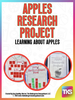 Preview of Apples: A Research and Writing Project PLUS Centers!