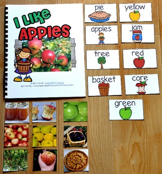 Apples Adapted Book--"I Like Apples"  (w/Real Photos)