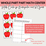Apples Addition and Subtraction (With Part-Part-Whole) Mat