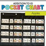 Apple Addition to 10 Pocket Chart Center