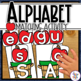Apples Alphabet Letter Matching Uppercase and Lowercase Ta