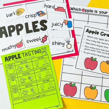 Apples, Apples, Apples Read Aloud Activities - Preschool Apples | TPT