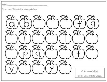 Apples, Apples Everywhere! Apple letters and Literacy Activities
