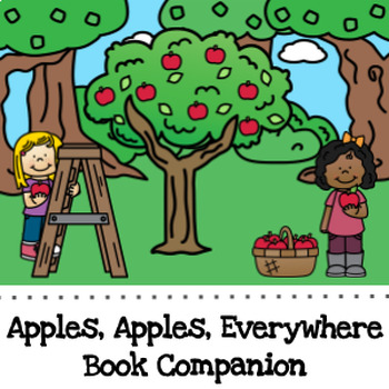 Preview of Apples, Apples, Everywhere Book Companion [BOOMCARDS]