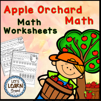 Preview of Apple Themed Math Worksheets, Great for Fall / Apple Themed Learning