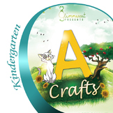 Apples, Astronauts, Ants and Alligators!  Crafts for Letter A
