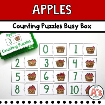 Apples Counting Puzzles Busy Box