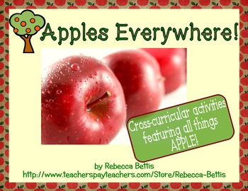 Preview of Apples Everywhere!  Cross Curricular Activities