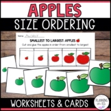 Apples Size Ordering for Fall | Order by Size | Cut and Glue
