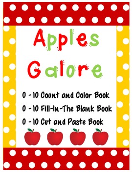 Preview of Apples Galore: Numbers 1 - 10