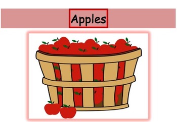 Preview of Apples - Grapes game - Short and long /a/ vowel discrimination word sort