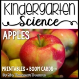 Apples Kindergarten Science NGSS + Boom Cards Distance Learning