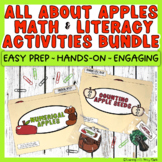 Apples Math and Literacy Centers - Preschool Kindergarten 