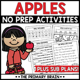 Apples NO PREP First Grade Activities | Thematic Unit Stud