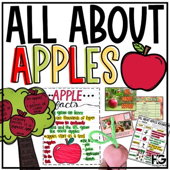 Preview of Apples Nonfiction Reading Comprehension | Main Idea and Detail Craft