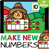 Apples Numbers with Ten Frames: Counting to 10 Kindergarte
