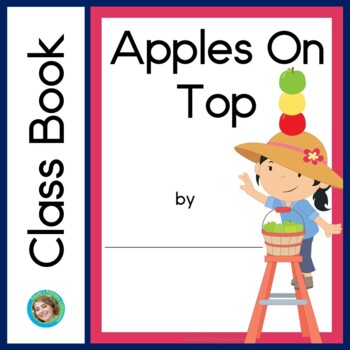 Preview of Apples On Top Fall Class Book with PrePrimer | Pre Primer Sight Words