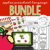 Apples Preschool Language BUNDLE activities for speech therapy