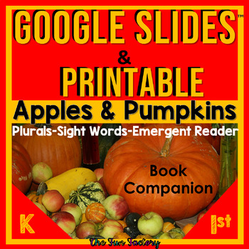 Preview of Apples & Pumpkins Book Companion Anne Rockwell Printable & Digital