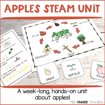 Preview of Apples Science Unit | Science Centers for Primary Grades