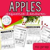 Apples Sequence and Answer for Speech & Language Therapy (