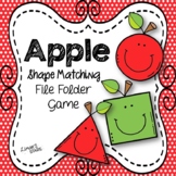 Apples Shape Matching File Folder Game {Fall}