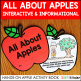 All About Apples Craft Book, Apple Activities for Kinderga