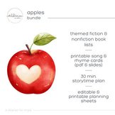 Apples  |  Storytime Planning Bundle