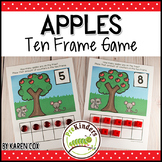 Apples Ten Frame Game  (Pre-K + K Math)