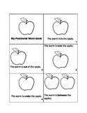 Apples Themed Positional Word Book