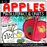 Apples Unit {Math, Literacy, & Science K/1st/2nd}