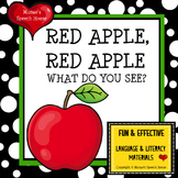 Apples WHAT DO YOU SEE Early Reader Literacy Circle