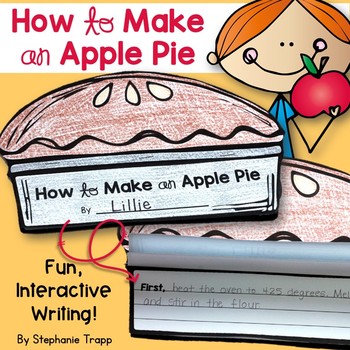 Preview of How to Writing Craftivity: How to Make an Apple Pie