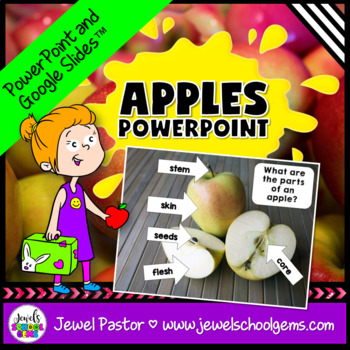 Preview of Apples and Fall Science Activities | PowerPoint with Google Slides