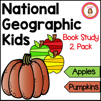 Preview of Apples and Pumpkins Informational Book Study Packets